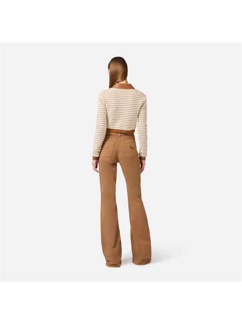 jeans a zampa con taschini Elisabetta Franchi | PJ22N61E2AI6
